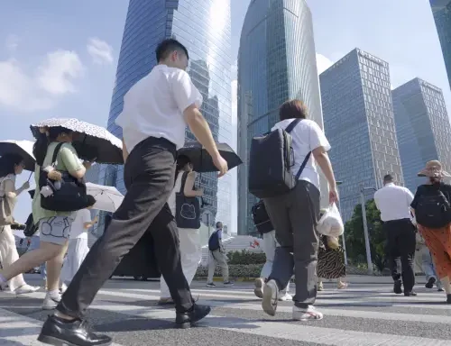城市中的人們（視頻）
